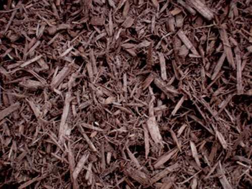 Brown mulch